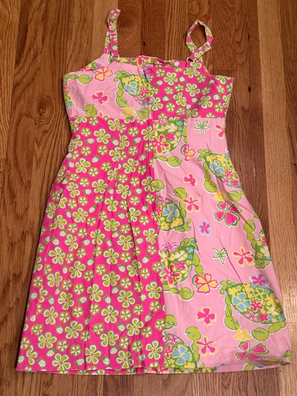 Lilly Pulitzer Pink and Lime Floral Dress - Picture 6 of 6
